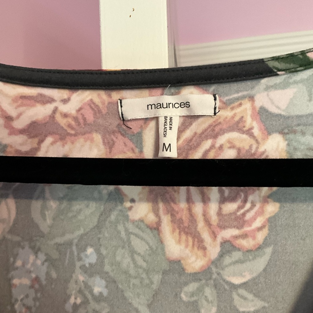 Maurices Rose Patterned Blouse